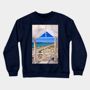 Balcony to the Aegean - Kos island Crewneck Sweatshirt